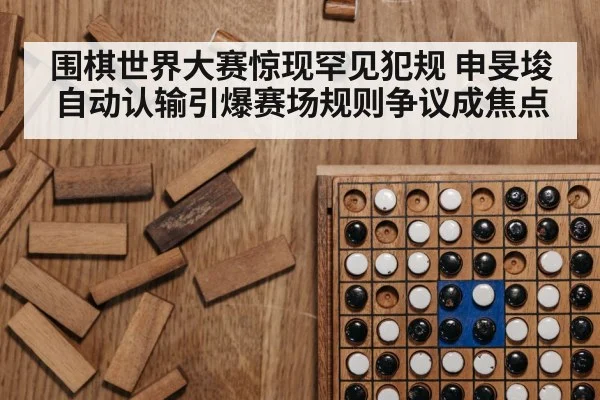 围棋世界大赛惊现罕见犯规 申旻埈自动认输引爆赛场规则争议成焦点